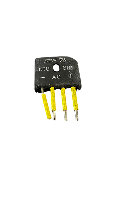 PONTE RETIFICADORA KBU 610 - 6AMP
