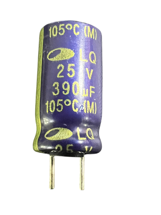 ELETROLITICO 390UF/25V 105GRAUS ( 7 X 15 M/M )