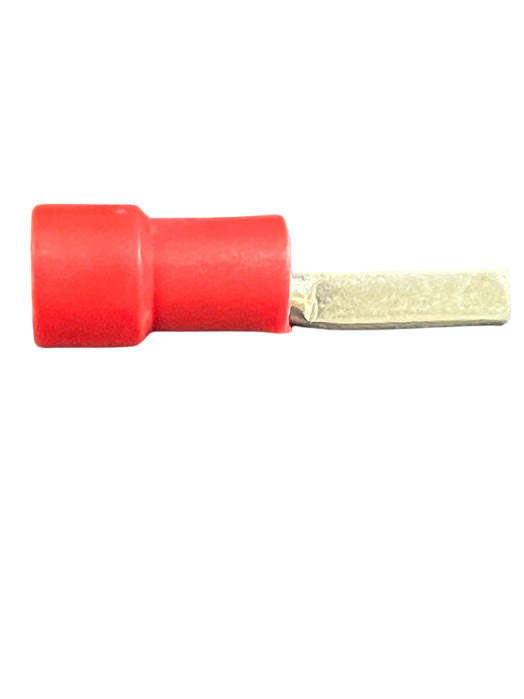 TERMINAL PINO PRÉ ISOLADO VERMELHO 10 M/M
