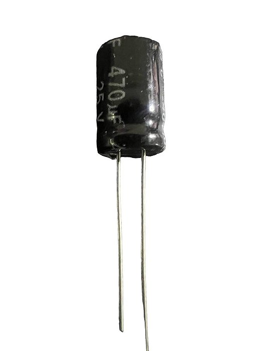 ELETROLÍTICO 470UF/25V 105GRAUS ( 8 X 12 M/M )
