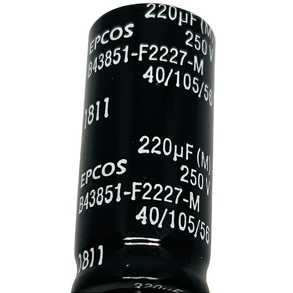 ELETROLÍTICO 220UF/250V 105GRAUS ELCON ( 36 X 18 M/M)