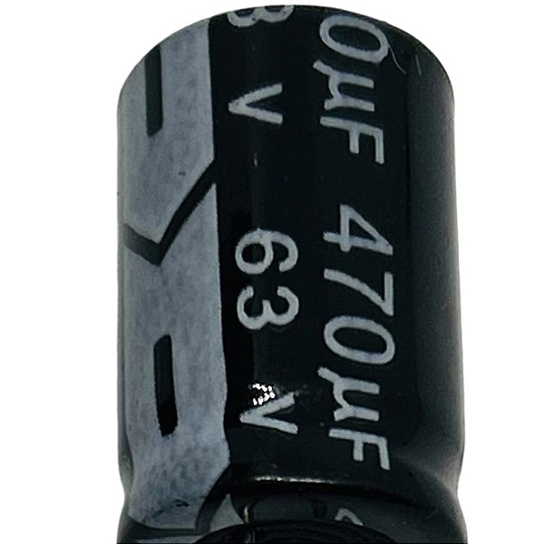 ELETROLÍTICO 470UF/63V ( 21/13 MM )