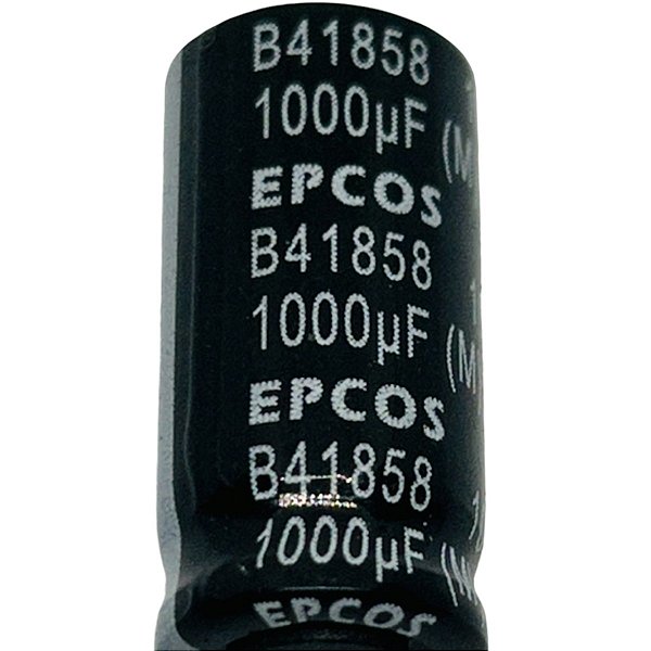 ELETROLÍTICO 1000UF/35V EPCOS 105GRAUS ( 26/12 MM )