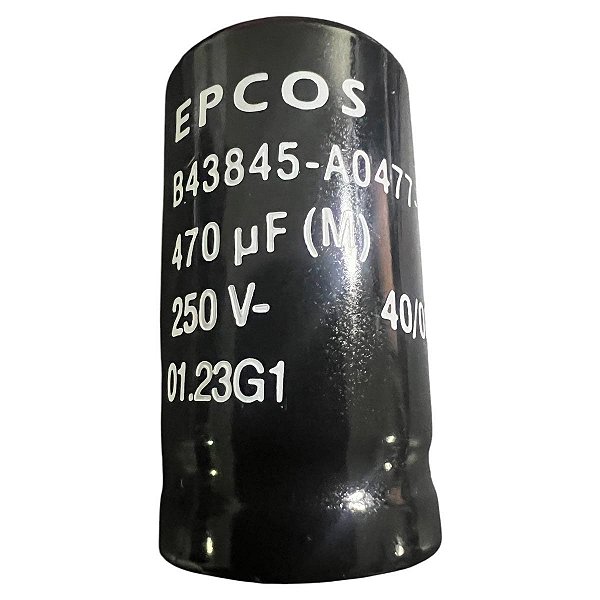 ELETROLÍTICO 470UF/250V 85GRAUS EPCOS ( 22 X 35 M/M )