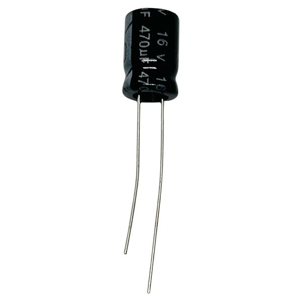 ELETROLÍTICO 470UF/16V  85GRAUS ( 8 X 12 M/M)