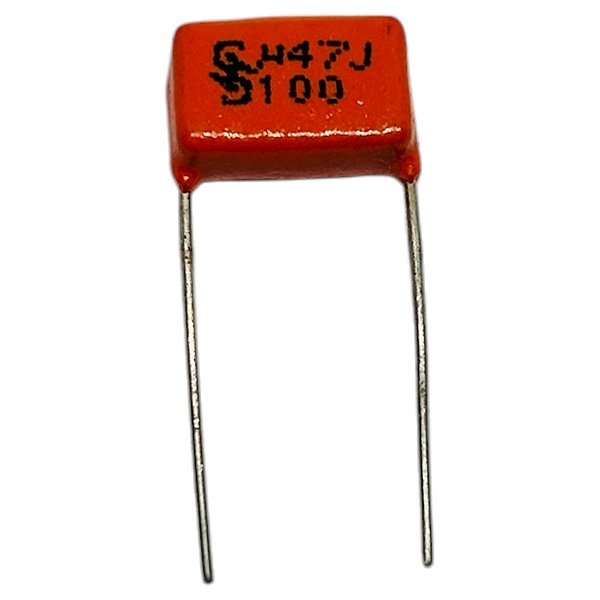 CAPACITOR POLIESTER 0,47J = 470K/100V