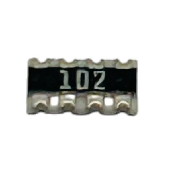 REDE RESISTIVA SMD 102 = 1K 0603 5%