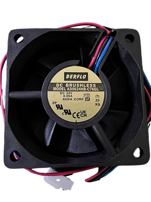 COOLER - VENTILADOR  AG06024HB 24VDC (60x60x20M/M) ROLAMENTO BERFLO