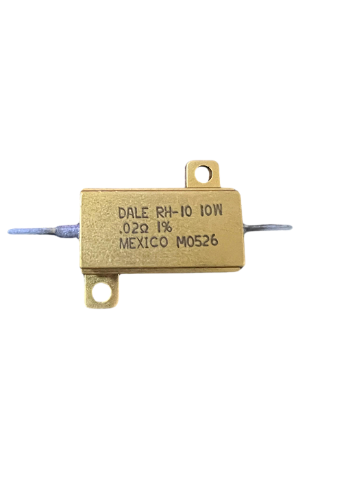 RESISTOR DALE RH-10  0R02 1% 10W ALUMINIO