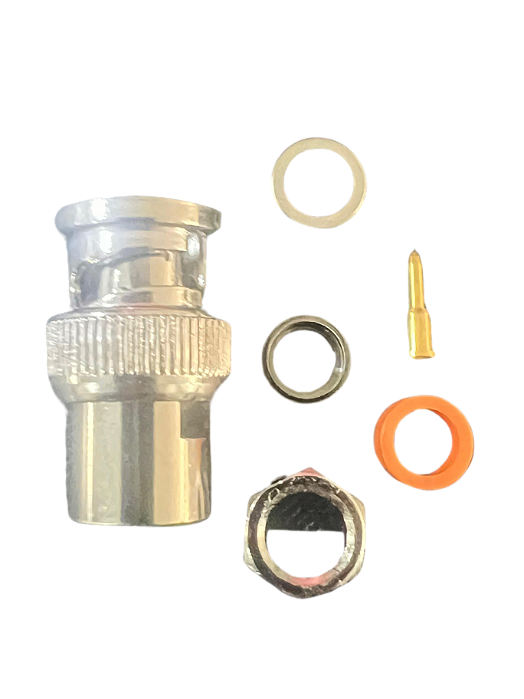 CONECTOR BNC MACHO 75 OHMS SOLDA FIO