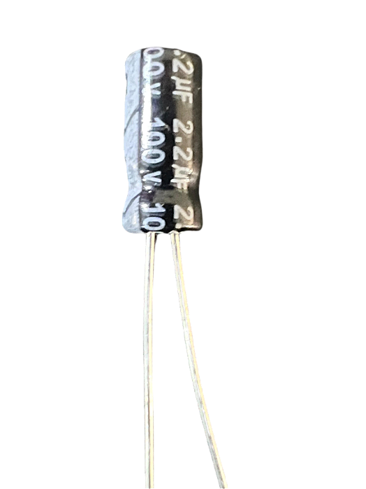 ELETROLITICO 2,2UF/100V 105GRAUS ( 4 X 11 M/M )