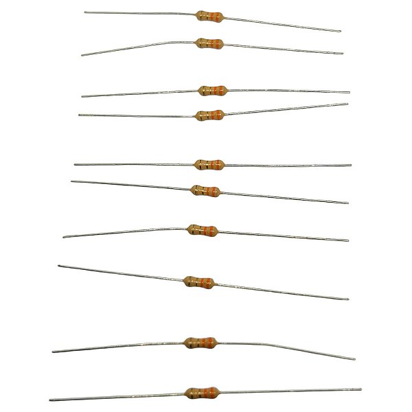 RESISTOR 3R3 1/4W 5% - 20 PEÇAS