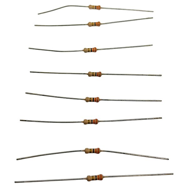 RESISTOR 33R 1/4W 5% - 20 PEÇAS