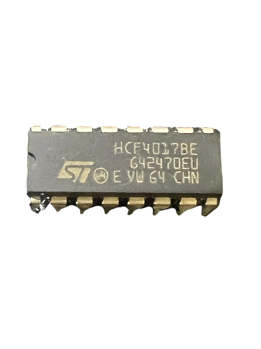CIRCUITO INTEGRADO HCF 4017 BE = CD 4017 ( ORIGINAL ST )
