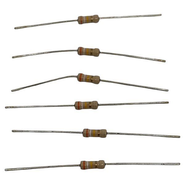 RESISTOR 390K 1W 5% - 10 PEÇAS
