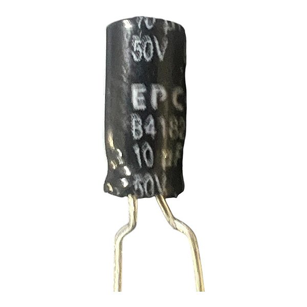 ELETROLITICO 10UF/50V 85GRAUS EPCOS ( 4 X 10 M/M)