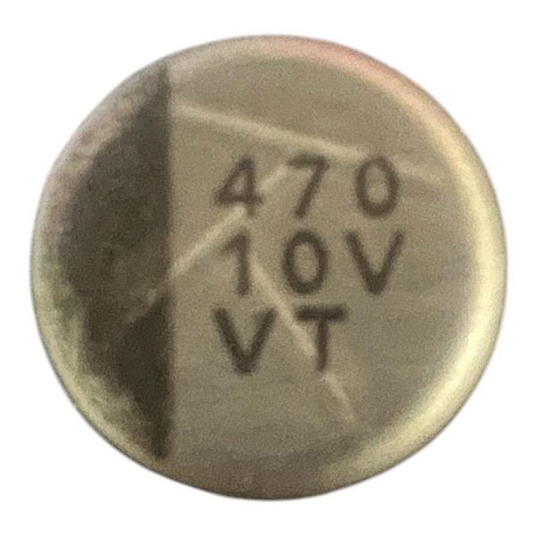 ELETROLITICO 470UF/10V ( SMD 7 X 10 M/M )