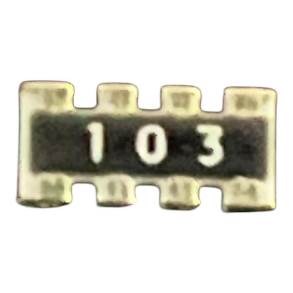 REDE RESISTIVA SMD 103 = 10K 0603 5%
