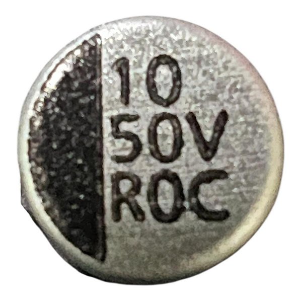 ELETROLITICO 10UF/50V ( SMD 5 X 5,4 M/M )