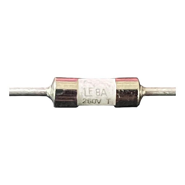 FUSIVEL 8 AMP 250V AXIAL RETARDO 3,6 X 10 M/M ( LITTELFUSE 0875008 )
