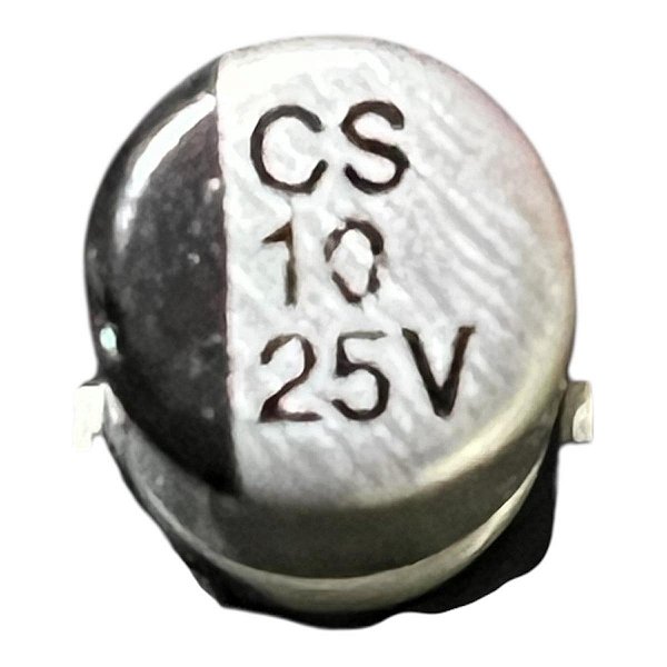 ELETROLÍTICO 10UF/25V  ( SMD 4 X 5 M/M )