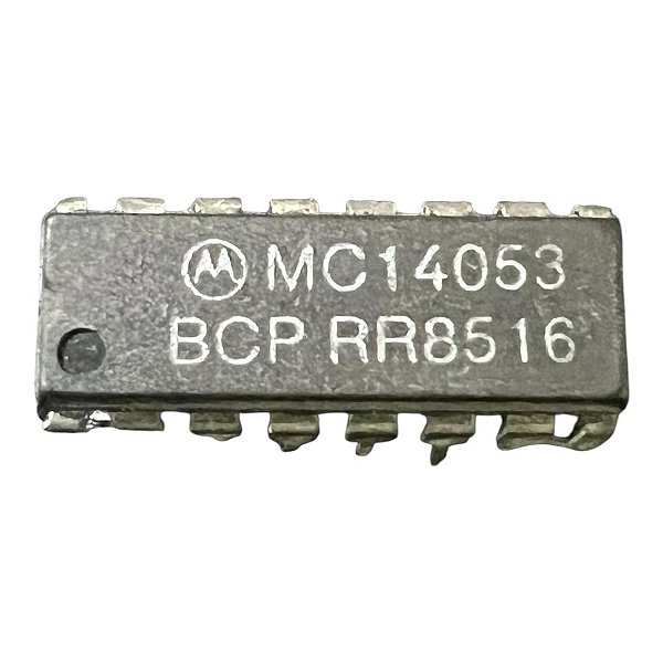 CIRCUITO INTEGRADO MC 14053 BCP = CD 4053 PULL ( MOTOROLA )