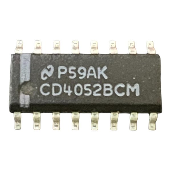 CIRCUITO INTEGRADO CD 4052 BCM ( SMD NATIONAL )
