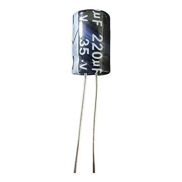 ELETROLÍTICO 220UF/35V 105GRAUS ( 7 X 12 M/M )