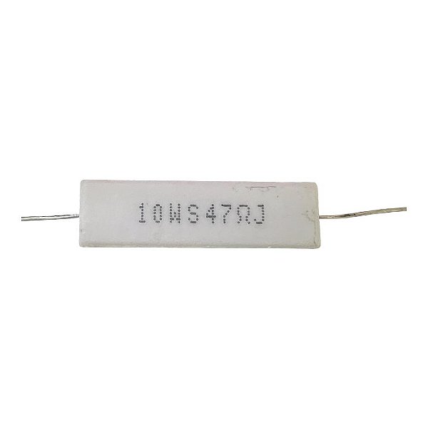 RESISTOR 47R 5% 10W ( PORCELANA )