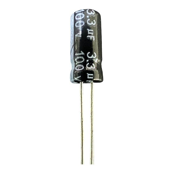 ELETROLITICO 3,3UF/100V 105 GRAUS ( 4 X 11 M/M )