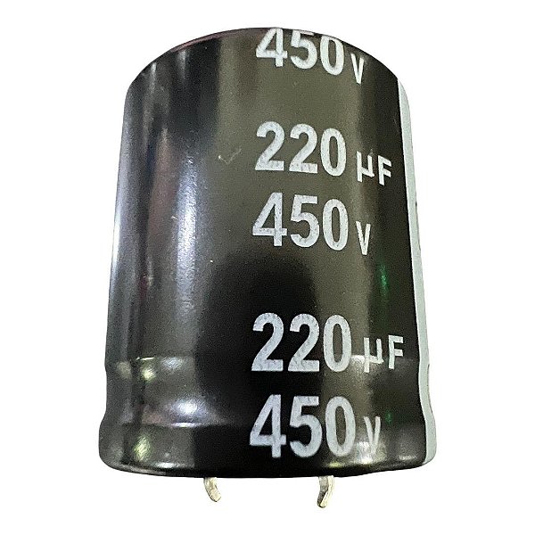 ELETROLITICO 220UF/450V 105GRAUS ( 30 X 35 M/M )