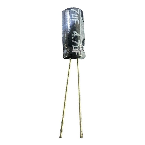 ELETROLÍTICO 4,7UF/100V 105GRAUS ( 4 X 11 M/M) 10 PEÇAS