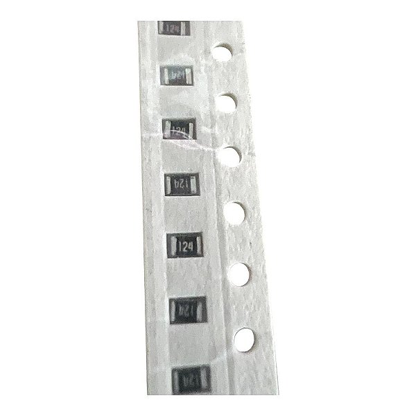 RESISTOR SMD 124 = 120K 5% 0805 - 20 PEÇAS