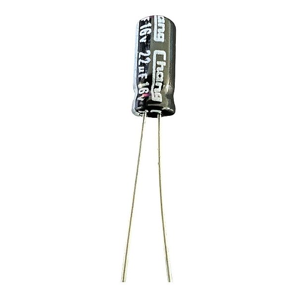 ELETROLITICO 22UF/16V 105GRAUS ( 5 X 12 M/M )