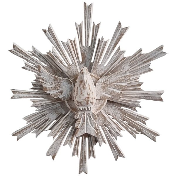 Divino Espírito Santo Raio duplo 5 pontas 767g 40cm provençal