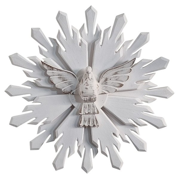 Divino Espírito Santo Raio duplo ponta larga 1.674g 50cm provençal