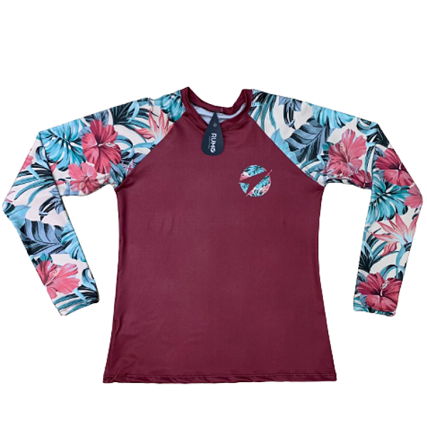 CAMISA UV MANGA LONGA FLORAL