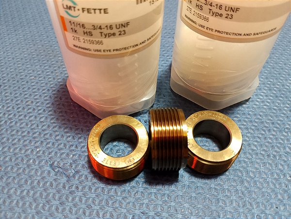 Rolo laminador de rosca 11/16 3/4 - 16 unf