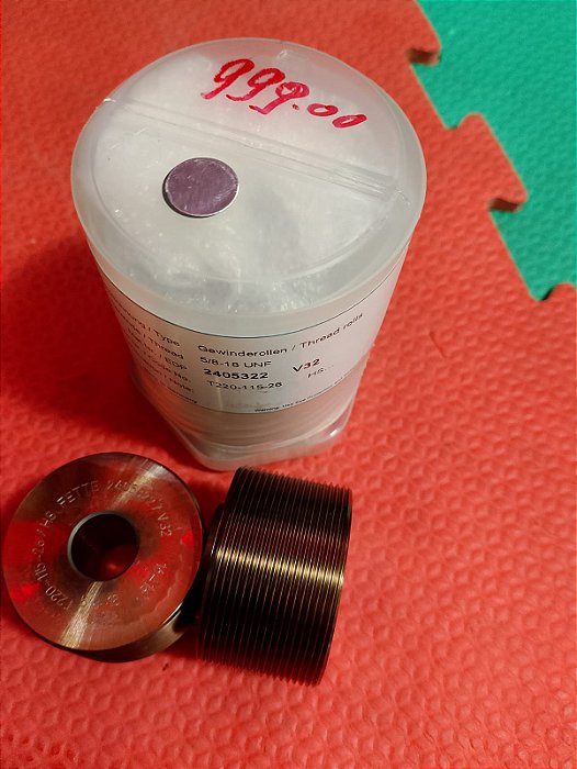 Rolo laminador de rosca 5/8 - 18 unf