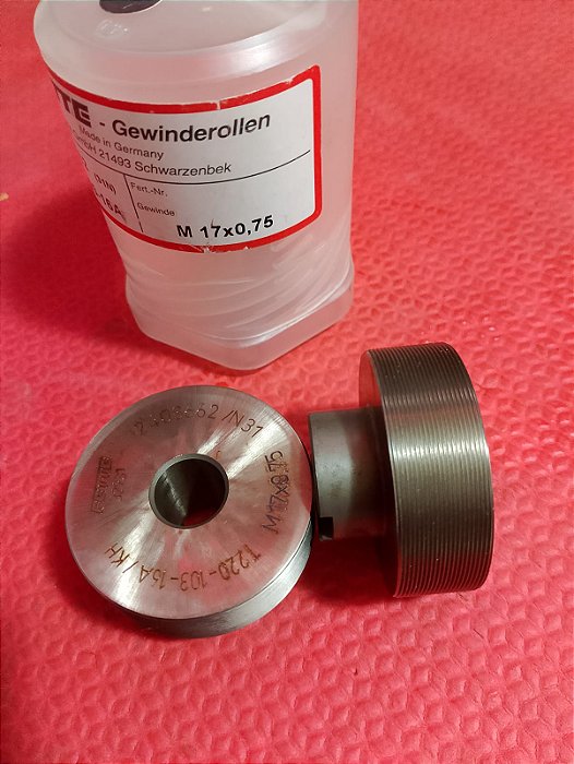 Rolo laminadora de rosca M17 x 0.75