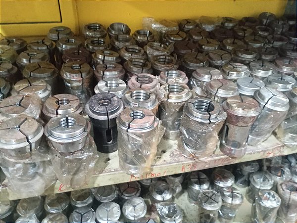 Pinça para torno revólver Polimac 1"1/2, R38, RP38 e P110