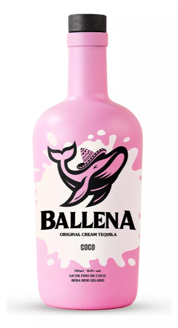 Licor Ballena De Coco Com Tequila 750ml