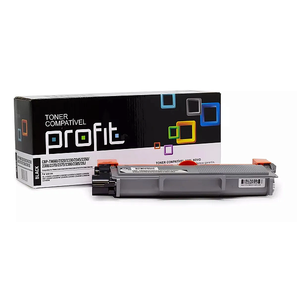 Cartucho de Toner Brother TN2370 Compativel 2,6K - Profit