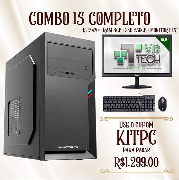 KIT COMPUTADOR i5 COMPLETO