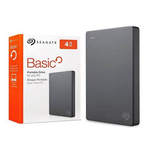 HD EXTERNO 4TB USB 3.0 PRETO BASIC - SEAGATE