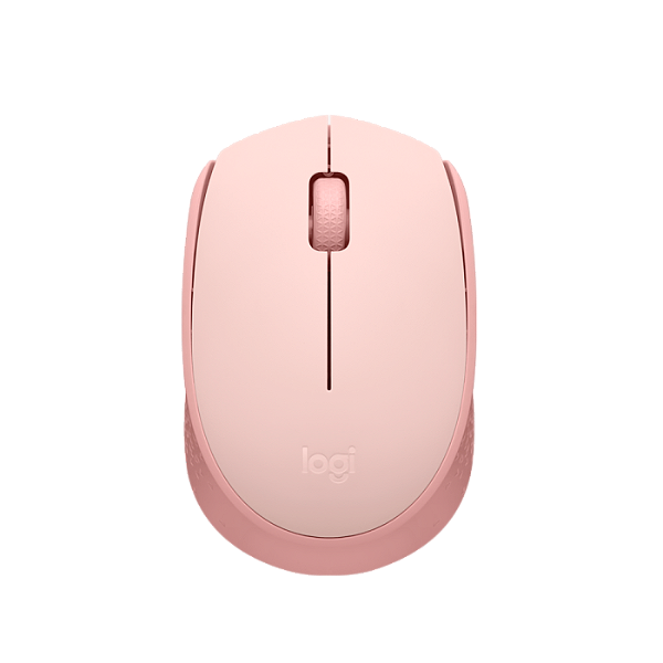 Mouse sem fio Logitech M170 - Rosa