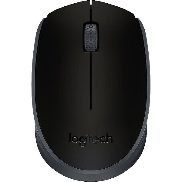 Mouse sem fio Logitech M170 - Preto