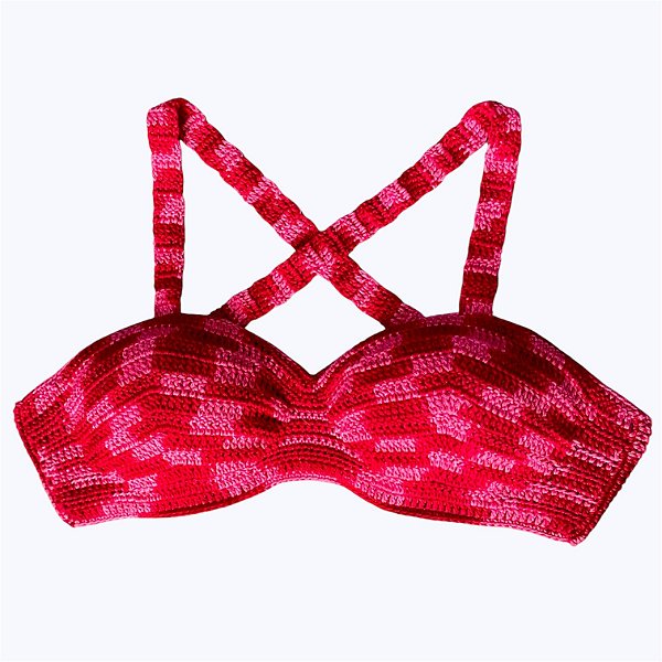 Top de Crochê (Modelo: Suzana Mesclado)