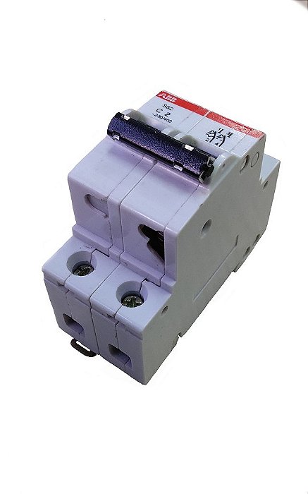 Disjuntor Bipolar - 2P - C2  ABB