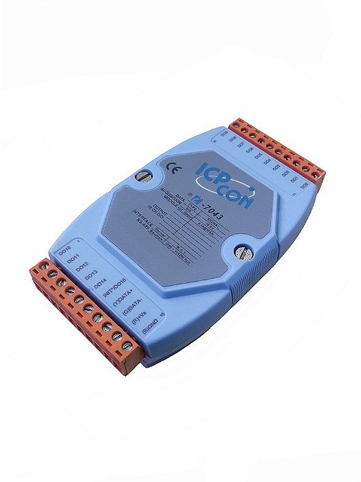 Módulo Rs-485 Ascii, Saída Digital Isolada i-7043  -  ICP DAS